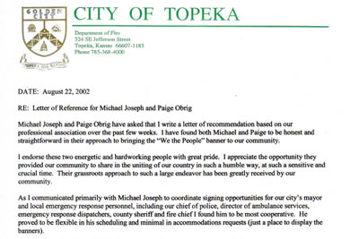 CITY OF TOPEKA