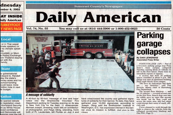 DAILY AMERICAN SHANKSVILLE